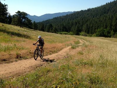 Easy but sustained climbing