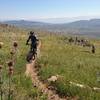 Facing west toward the back of Horsetooth Mountain.