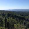 View on the way back down riding on 2s25 ridge.  View is back into Groveland and down the 120 corridor.