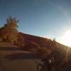 Mt Diablo - Sunrise in the west and empty roads - black-top riding but not so bad with a view like this