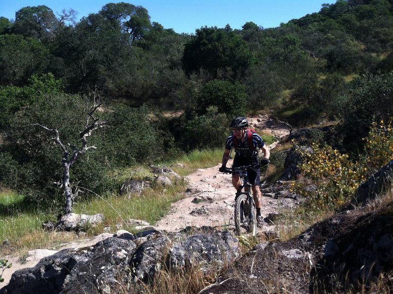 Heading down the River to Ridge trail