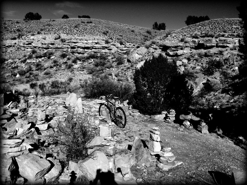 The aptly named Stonehenge Trail