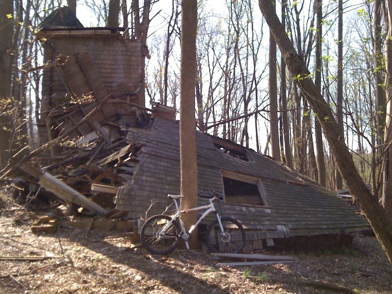 Old building out in the Avalon area of Patapsco. Lots of these old structures still exist in the area.