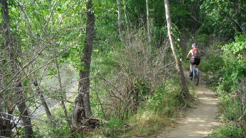 A view of the old gravel pit.