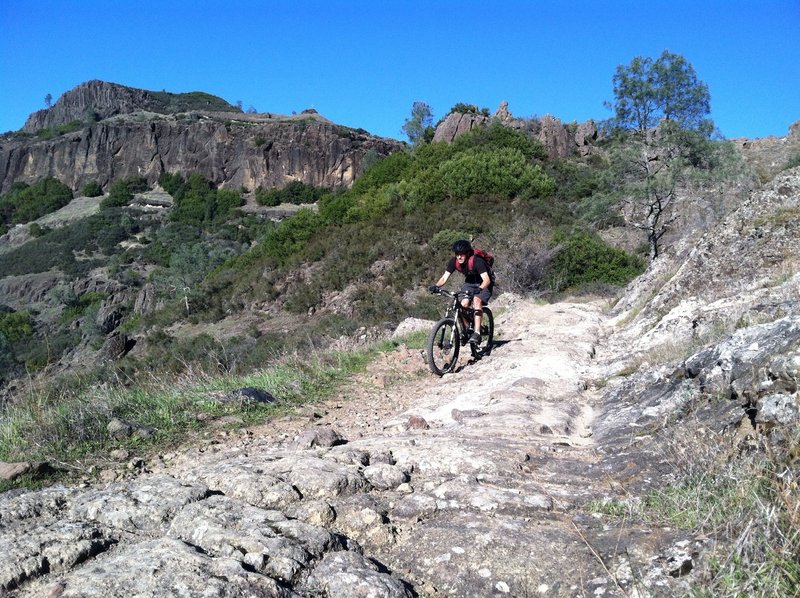 On the way down Oat Hill Mine Road