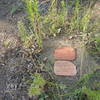 Stephanie's marker.  Found when building the trail, hence the trail's name!