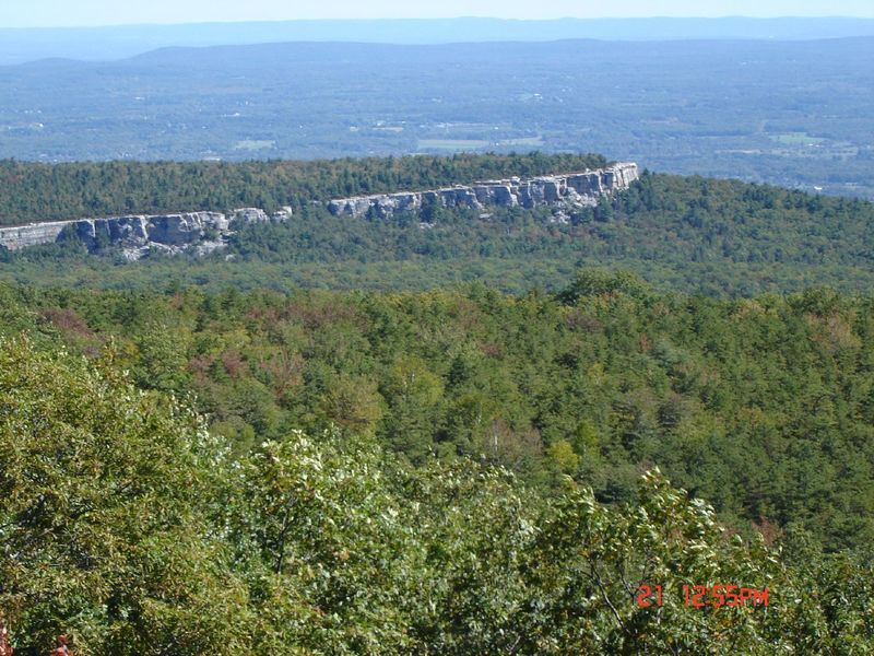 Looking east from Castle Point trail