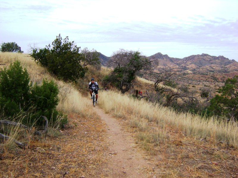 First section of singletrack.