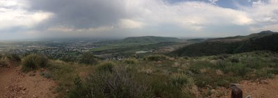 A great view of the metro area where the trails meet!