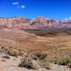 You are rewarded with this view of Red Rock NCA with the hard part of the climb behind you.