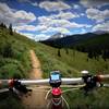 Closing in on the intersection of the Red Trail and Colorado Trail