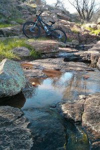 Water was flowin and trails were perfect