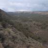 View up the canyon from the final hike-a-bike.