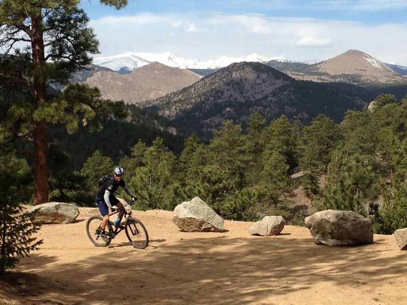 Just three miles from downtown Boulder, pretty awesome views!