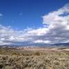 View from the doubltrack between Mayer Gulch trail and Bailey Trail.