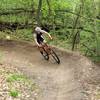 One of the berms in the Lake Loop at Lebanon Hills.