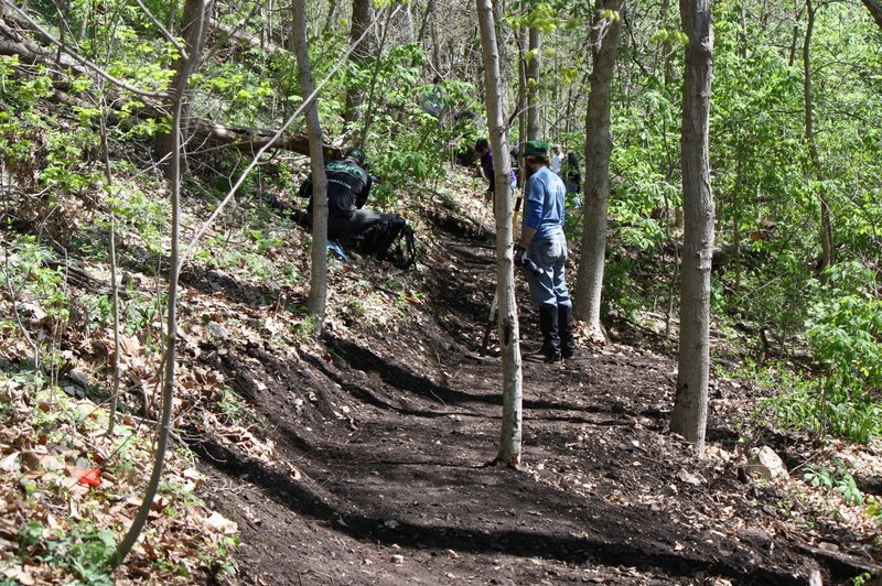 Freshly built trail never looked so good!