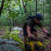 More riding over granite outcrops in Willard Brook SF