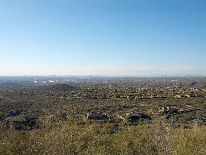 The view from the top of Taliesin Point