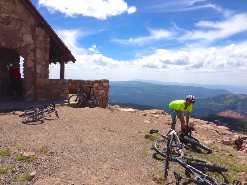 At Brian Head Peak (11,300 feet elevation)