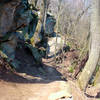 Buttermilk rock outcroppings