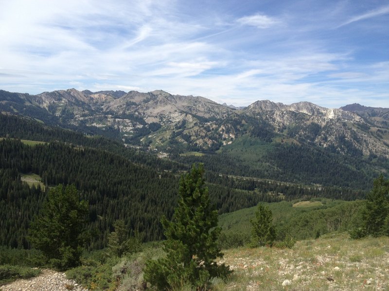 Views from the top of Puke Hill (Wasatch Crest)