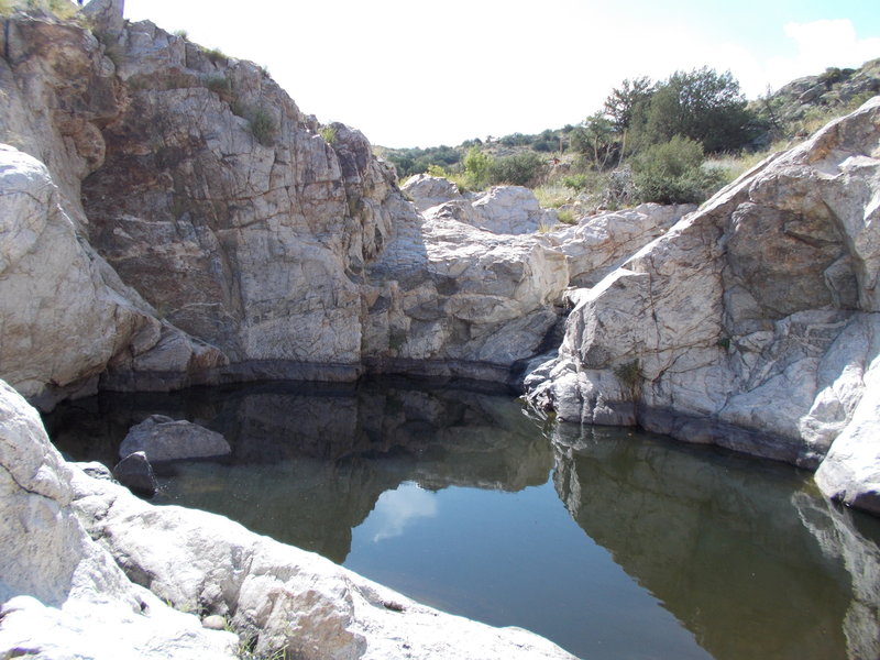 Frog Hollow, the water is a bit down in this picture, but with rains the following day it was flowing nicely