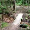 Crossing of Peepsock Creek on Outer Limits Loop.