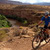 Dave on the rim of the Virgin River.