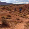 The winding climb up Gould's trail.