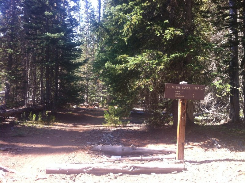 Lemish Lake trailhead