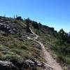 One of many steep sections along the trail.