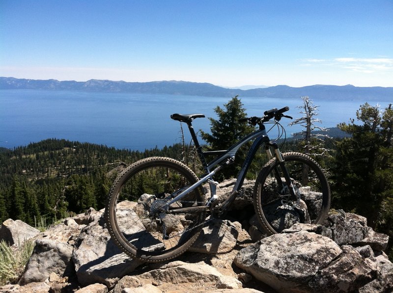 A view at the top of Ellis Peak (assumed).