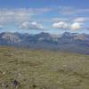 View of the Gore Range a little after the Wilderness Sign