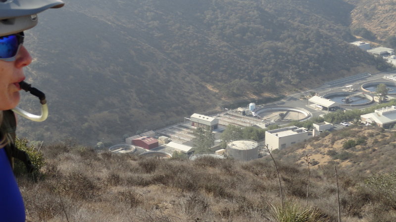 Start of the downhill towards the WWTP