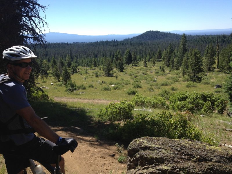 Views toward Paulina Peak and East Lake