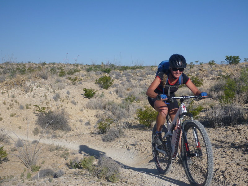 Starting out on the singlespeed leg of loop 3.