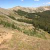 Heading down the first section of Fooses; it's a steep and loose but very ride-able section of trail