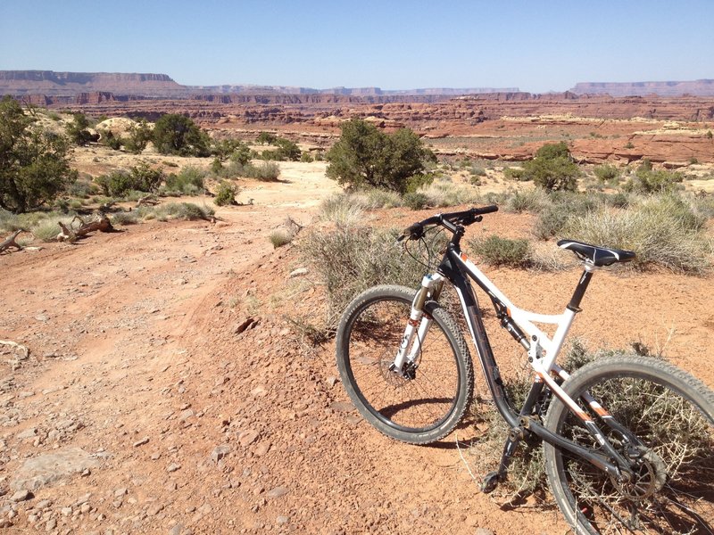 Doubletrack through needles district of Canyonlands