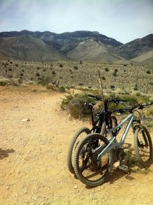Top of Badger Pass, connector to 3 Mile Smile straight ahead