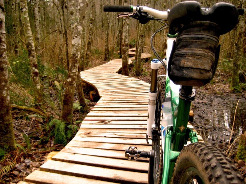 The boardwalk entrance