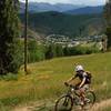 Beaver Creek and the Gore Range in the background