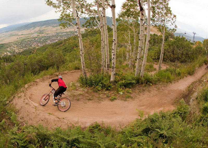 The Rustlers experience - lots of berms, lots of views
