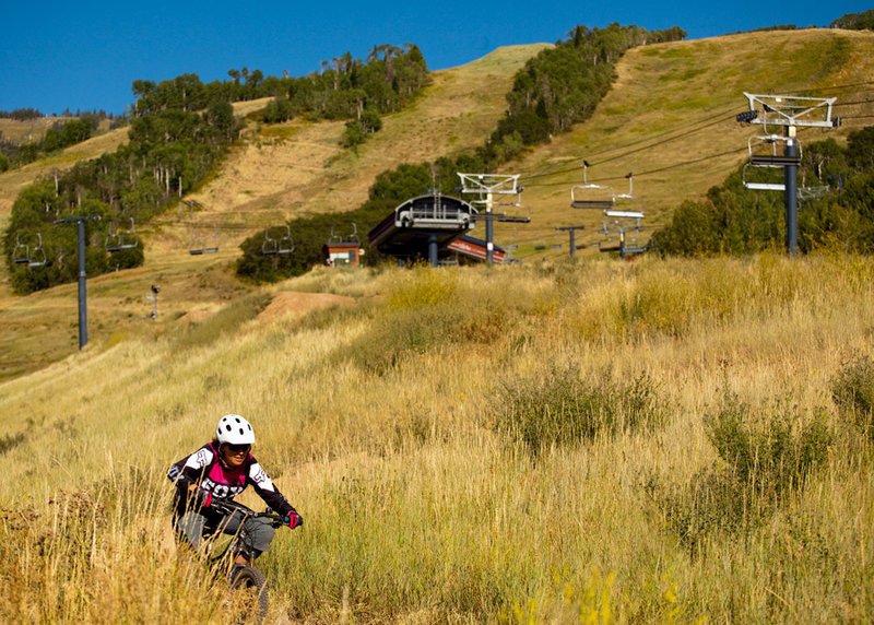 E-Z Rider is the fun and flowy finish to the base of Steamboat