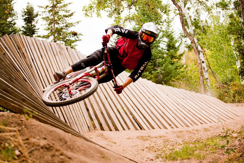 Wall ride on Buckin' Bronc