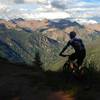 At a backcountry campsite above East Vail Chutes.