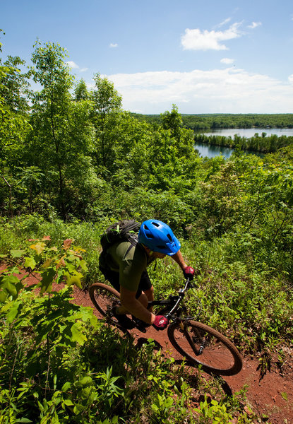 Top of the Mucker Mountain descent