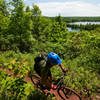 Top of the Mucker Mountain descent