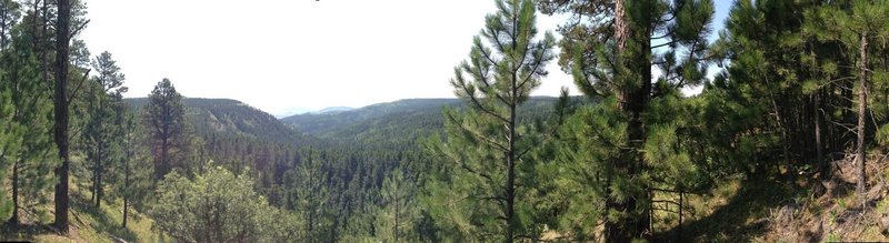 View Looking South, of the Cole Canyon Area.