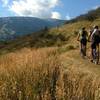 Elkhorn starts on old doubletrack with some nice scenery.